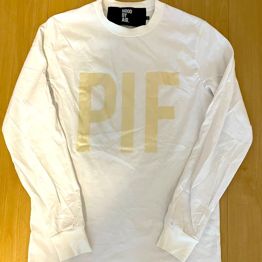 Hood By Air Classic Long Sleeve PIF Tee
